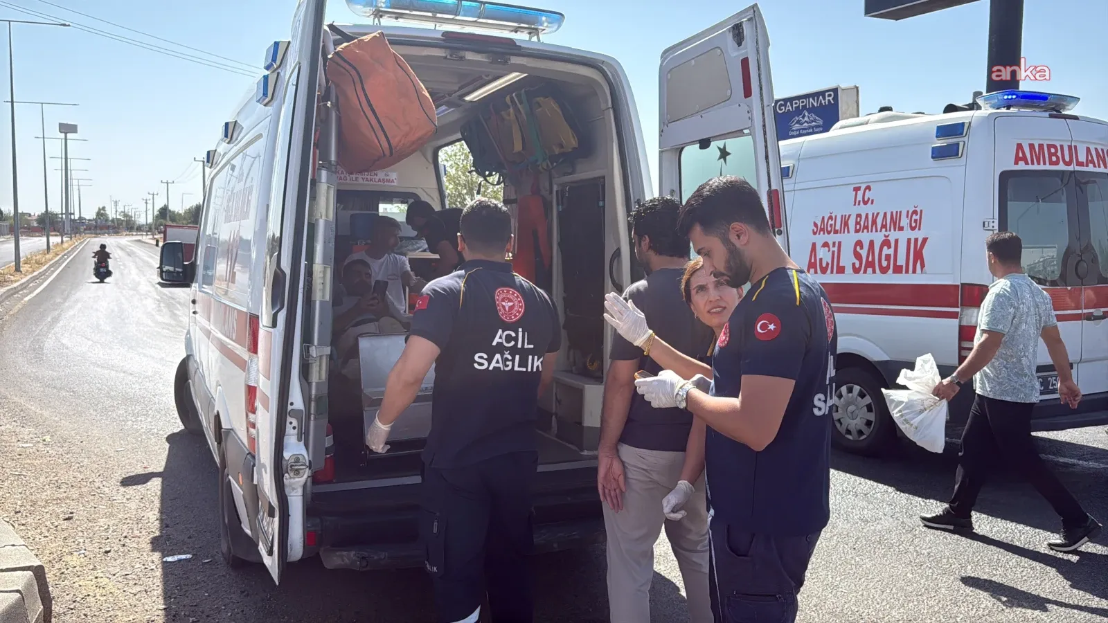 AFET & KAZA Diyarbakır’da freni patlayan kamyon 4 araca çarptı: 2’si çocuk 10 yaralı