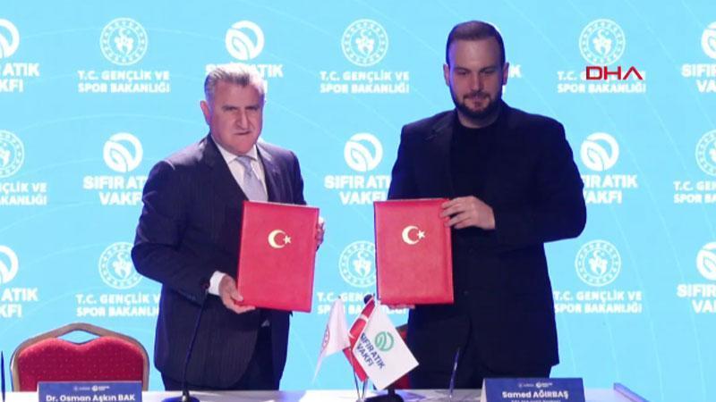 Gençlik ve Spor Bakanlığı ile Sıfır Atık Vakfı Protokol Gençlik ve Spor Bakanlığı ile Sıfır Atık Vakfı Protokol