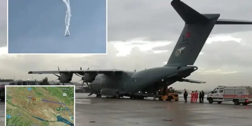 TSK’ya Ait Askeri Kargo Uçağı Gürcistan’da Düştü TSK’ya Ait Askeri Kargo Uçağı Gürcistan’da Düştü