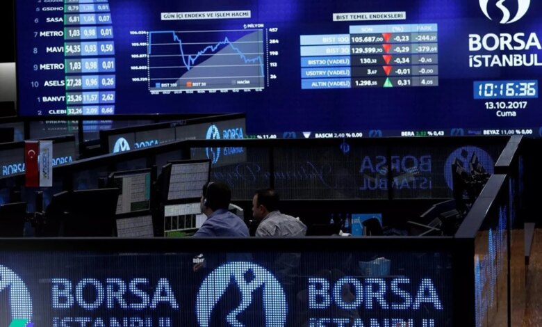 Borsa günün ilk yarısında düşüş gösterdi Borsa günün ilk yarısında düşüş gösterdi